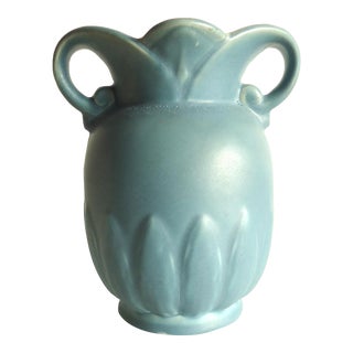 Antique Art Deco Egyptian Revival Vase Arts and Crafts Era For Sale