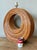 Vintage Boho Monumental Pencil Reed Circle Lamp For Sale - Image 12 of 12
