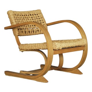 Art Deco Cantilever Easy Chair by Bas Van Pelt for My Home, 1930s For Sale