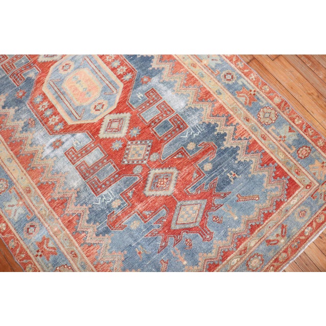 Traditional Antique Caucasian Kazak Rug - 4'6" x 7'9" For Sale - Image 3 of 8