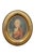 Baroque Vintage French Oval Portraits Sophie & Louis Dauphin of France 18" - Set of 2 For Sale - Image 3 of 9