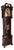 Cherrywood Ethan Allen 1979 Tall Case Grandfather Clock With Moving Moon Dial and 3 Phase Westminster Chimes For Sale