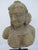 Indian Apsara Celestial Deity Carved Stone India Hindu Bust Sculpture Statue on Stand For Sale - Image 3 of 12