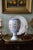 Chinoiserie Vintage Jingdezhen Hand-Painted Eggshell Porcelain Bird-and-Flower Lantern Lamp For Sale - Image 3 of 18