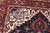 Textile Heriz Rug 9′ X 12′ Blue Wool Tribal Hand-Knotted Oriental Carpet For Sale - Image 7 of 15