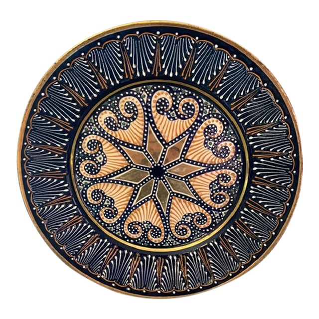 Vintage Quimper Broderie Plate For Sale