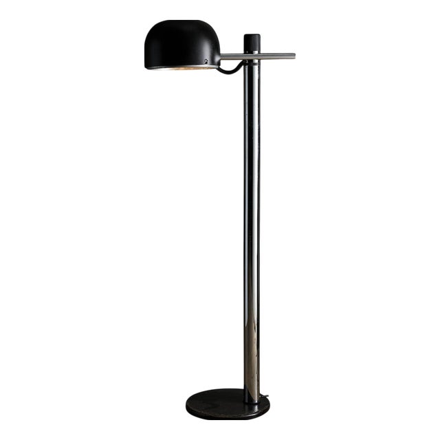 Black Floor Lamp attributed to Enrique Franch for Metalarte, 1970s For Sale