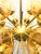 Metal 21st Century Ventiquattro Natural Brass Amber Bubbles Murano Sputnik Chandelier by Fabio LTD For Sale - Image 7 of 7