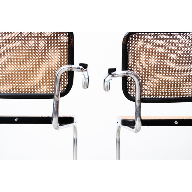 Bauhaus Set of Bauhaus Model B64 Chairs by Marcel Breuer for Thonet, 1930 For Sale - Image 3 of 18