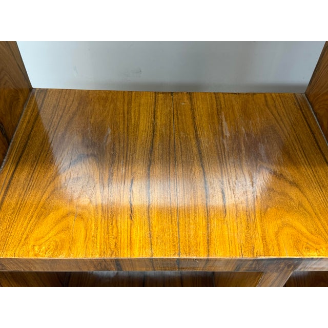 French Lacquered Étagère Bookcase, Circa 1940's For Sale - Image 9 of 12