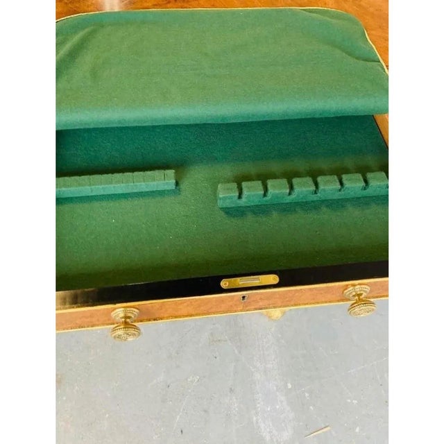 Early 21st Century Neoclassical Empire Double Pedestal Dining Table by Baker For Sale - Image 5 of 11