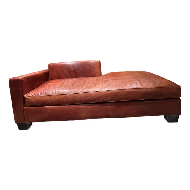 Ralph Lauren Sofa in Cognac Leather For Sale