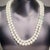 1990s Diamond Akoya Pearl Necklace 8 Mm 14k Gold 18 3/4" 2-Strand Certified For Sale - Image 15 of 15