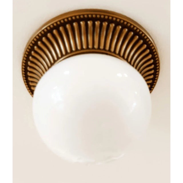 Mini Melting Brass Ceiling Light For Sale - Image 5 of 8