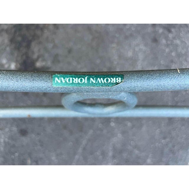 Gray Mid-Century Brown Jordan Aluminum Outdoor Patio Oval Dining Table For Sale - Image 8 of 11