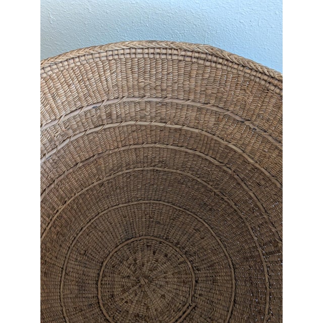Textile Vintage Yanomami Rainforest Tribe Gathering Basket For Sale - Image 7 of 10
