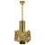 German Gilt Brass and Crystal Glass Chandelier from Palwa, 1970s For Sale - Image 16 of 16