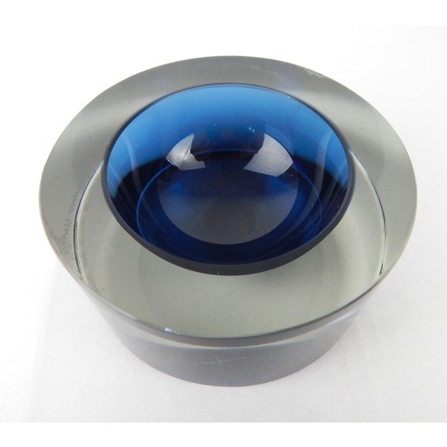 Mid-Century Saara Hopea Nuutajarvi Glass Dish For Sale - Image 4 of 12