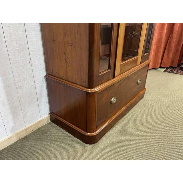 19th Century English Mahogany Bookcase For Sale - Image 13 of 18