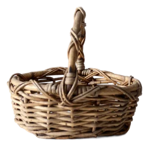 Vintage Woven Gathering Basket