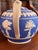 Spode Early 20th Century Copeland Spode Jasperware Style Antique Blue and White Teapot For Sale - Image 4 of 13