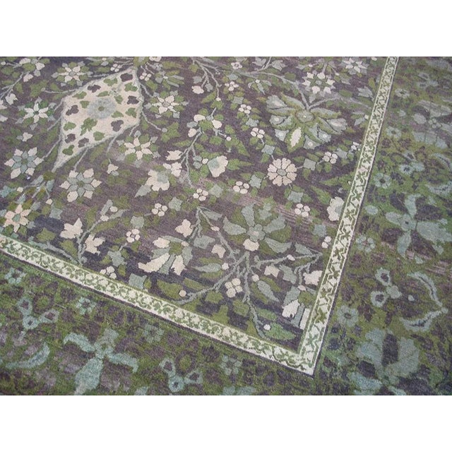 Early 20th Century N. Indian Agra Carpet ( 9'6" x 11'8" - 290 x 355 ) For Sale In New York - Image 6 of 12