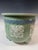 Ceramic Late 19th Century Japanese Meiji Period Seto Celadon Flower Pot For Sale - Image 7 of 8