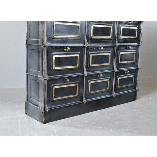 Strafor Clapets Industrial Cabinet by Wolf Netter and Jacobi, 1910 For Sale - Image 10 of 13