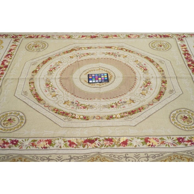 French Aubusson Design Rug 6'0" X 9'0" For Sale - Image 11 of 11