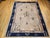 Antique Chinese Peking Rug, Hand-Knotted Wool Pile, Pale Tan & Blue, 9' x 12' For Sale - Image 14 of 18