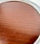 Vintage Large Round Mahogany & Silverplate Serving Tray With Twisted Handles For Sale In Little Rock - Image 6 of 11
