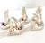 Vintage Traditional Porcelain Hand Place Card Holders With Applied Flowers - Set of 5 For Sale - Image 9 of 12
