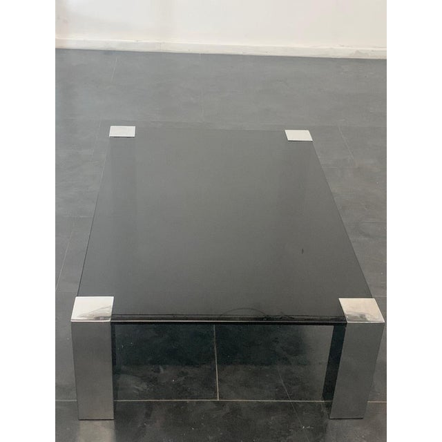 Steel & Crystal Coffee Table from Cidue, 1970s For Sale - Image 6 of 18