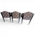1980s Paul Frankl Modernage "D" Chairs Set of 3 For Sale - Image 4 of 10