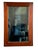 Brown American Federal Mahogany Wall Mirror With Fan Inlay, Original Hand Silvered Glass, Circa 1810–1825 For Sale - Image 8 of 9