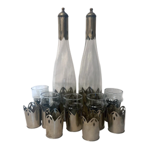 Vintage Moroccan Decanter Set