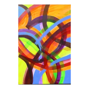 Martha Holden Modern Painting on Canvas "Stella"
