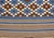 Vintage Mexican Saltillo Serape Kilim Rug, Flat-Woven Wool Blanket, Royal Blue, 2x4 For Sale - Image 10 of 14