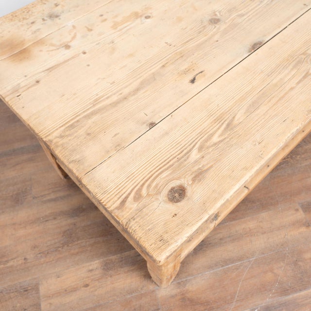 Late 19th Century Late 19th Century Hungarian Pine Work Table or Kitchen Island With Lower Shelf For Sale - Image 5 of 14