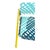 Vintage Tropitone Turquoise and White Woven Strap Patio Chairs and Ottomans — Set of 4 For Sale - Image 9 of 12