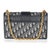 Christian Dior Navy Oblique Jacquard 30 Montaigne Chain Bag For Sale - Image 4 of 8