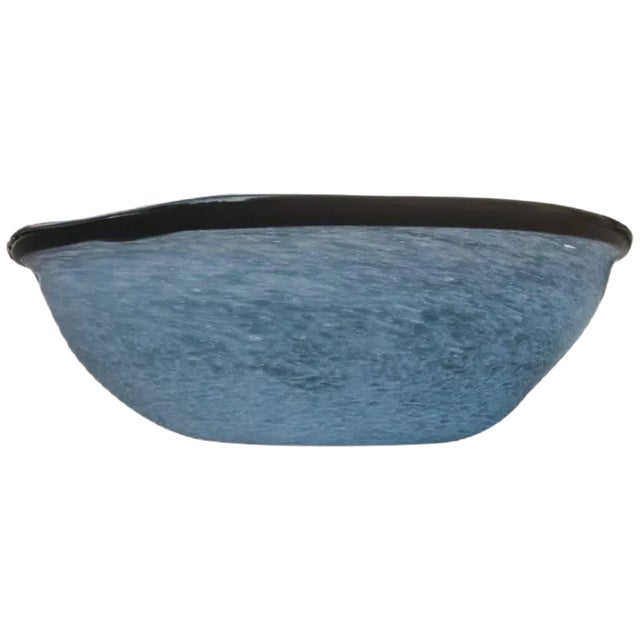 Large Murano Art Glass Bowl, 1970s For Sale