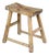 Antique Rustic Chinese Hardwood Stool, 1890 For Sale