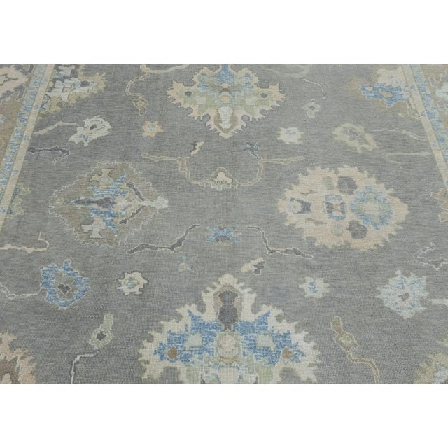 Turkish Oushak Rug 12' x 15'4" For Sale In Houston - Image 6 of 8