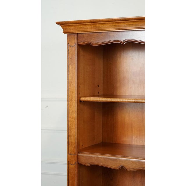 Gold Vintage Tall Open Bookcase with 5 Shelves by Younger Furniture, London For Sale - Image 8 of 15