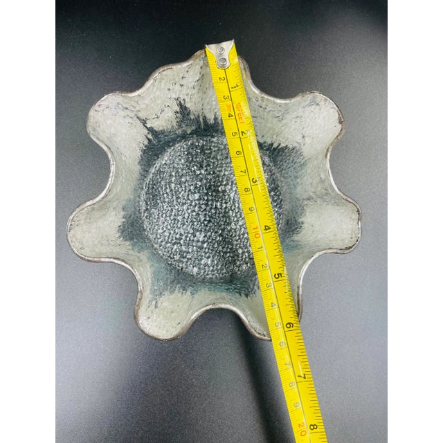 Vintage Dorothy Thorpe Silver Overlay "Atomic Splash" Platter & Matching Bowl For Sale - Image 11 of 13