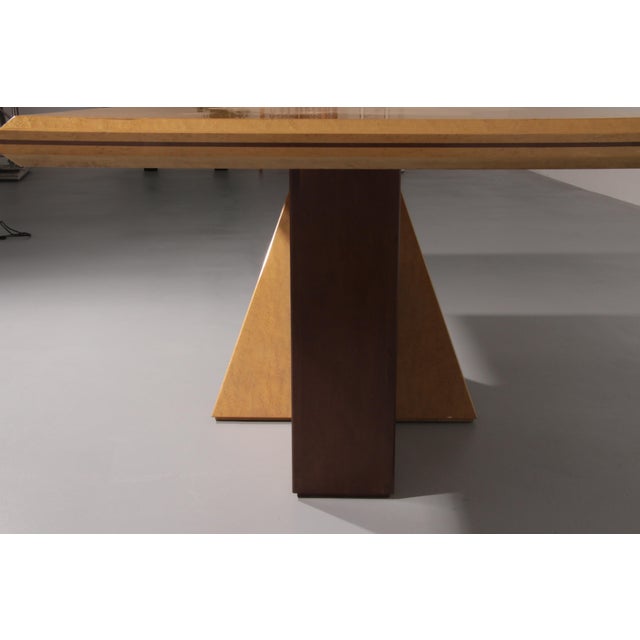 Italian Wooden Dining Table from Saporiti Italia, 1960s For Sale - Image 9 of 12