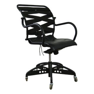 Canasta Desk Chair for Heron Parigi, 1980s For Sale