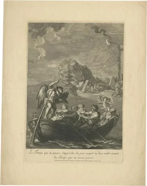 Picart, Illustration of the Allegory of Time, 1720, Print