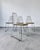 Designer Chairs in Hand-Decorated Leather and Steel, 1970s, Set of 4 For Sale - Image 14 of 18
